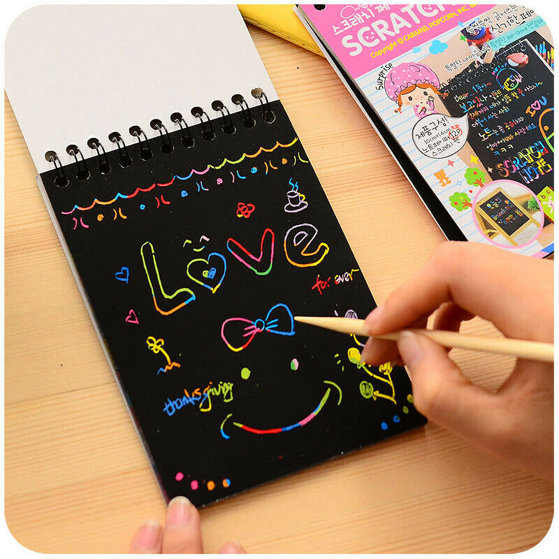 Paper Painting Drawing Children Toys Educational Scratch Stickdoodling Toys