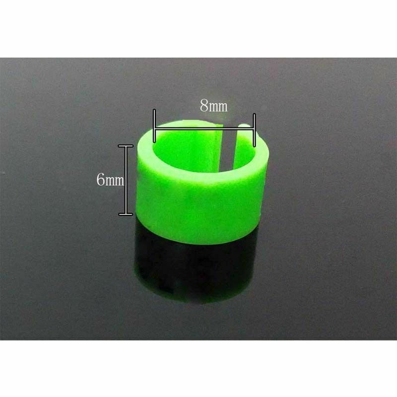 New Bird Rings 8mm Leg Bands Clip Pigeon Dove Chicks Duck Bantam Poultry 100pcs