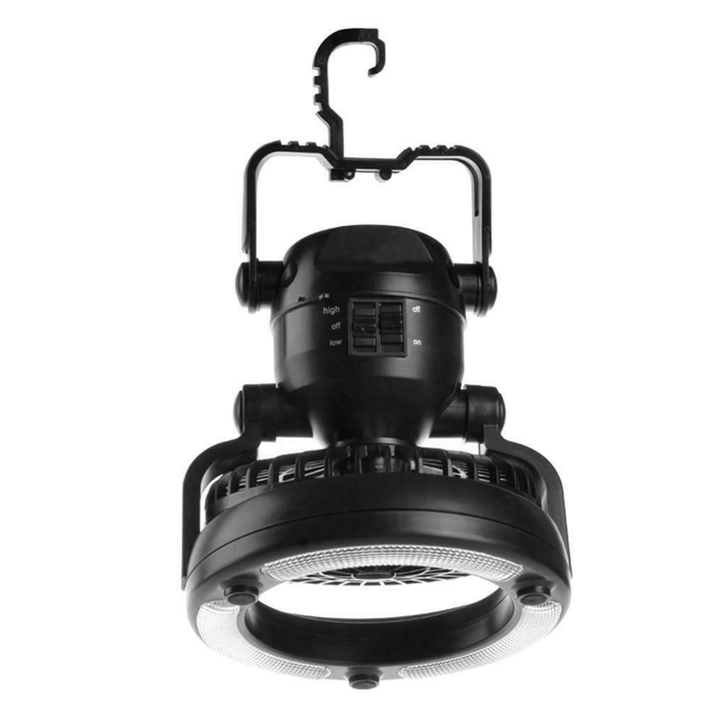 Tent Fan Light LED Camping Hiking Travel Equipment Outdoor Portable Ceiling Lamp
