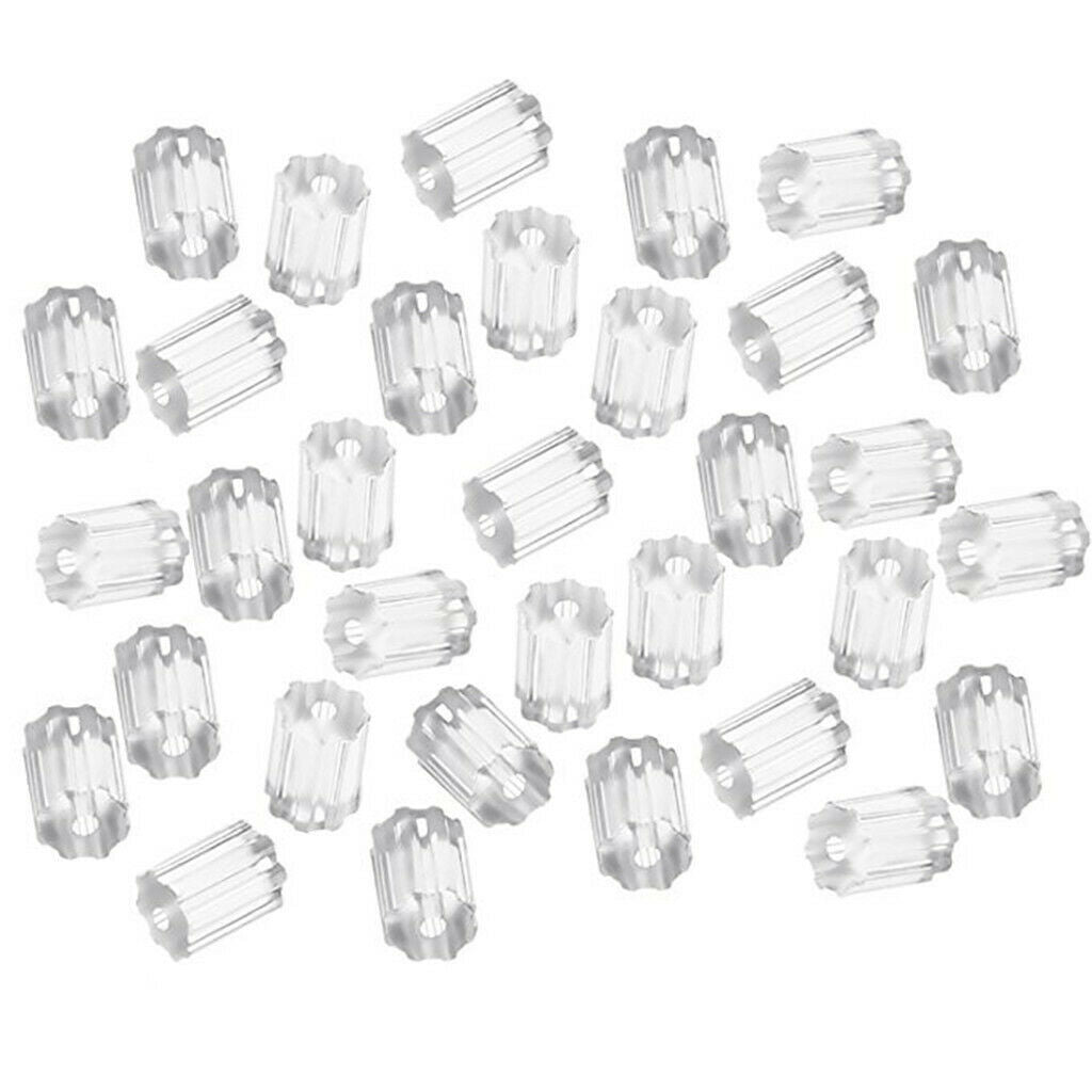 1000pcs Clear Rubber Earring Safety Backs Earring Hook Stopper Crafts 3x3mm