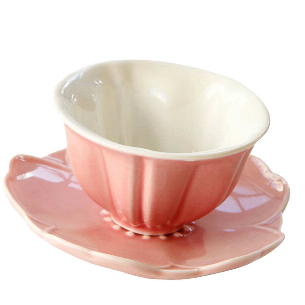 Ceramic Cup Coffee Mug Instrument Sakura Mug with Saucer Creative Gift