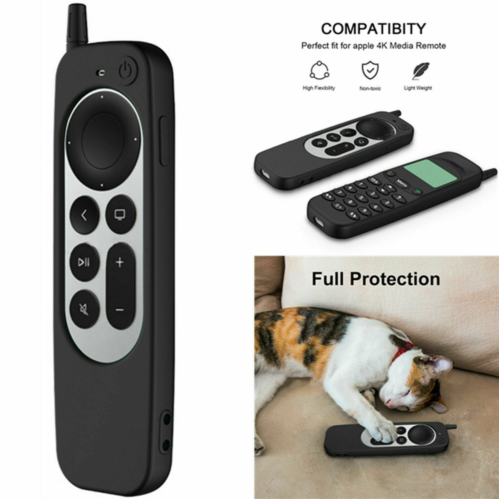 Anti-Drop Case For 2021 TV 4K Remote Controller 4K 4th Gen Silicone Cover Shell