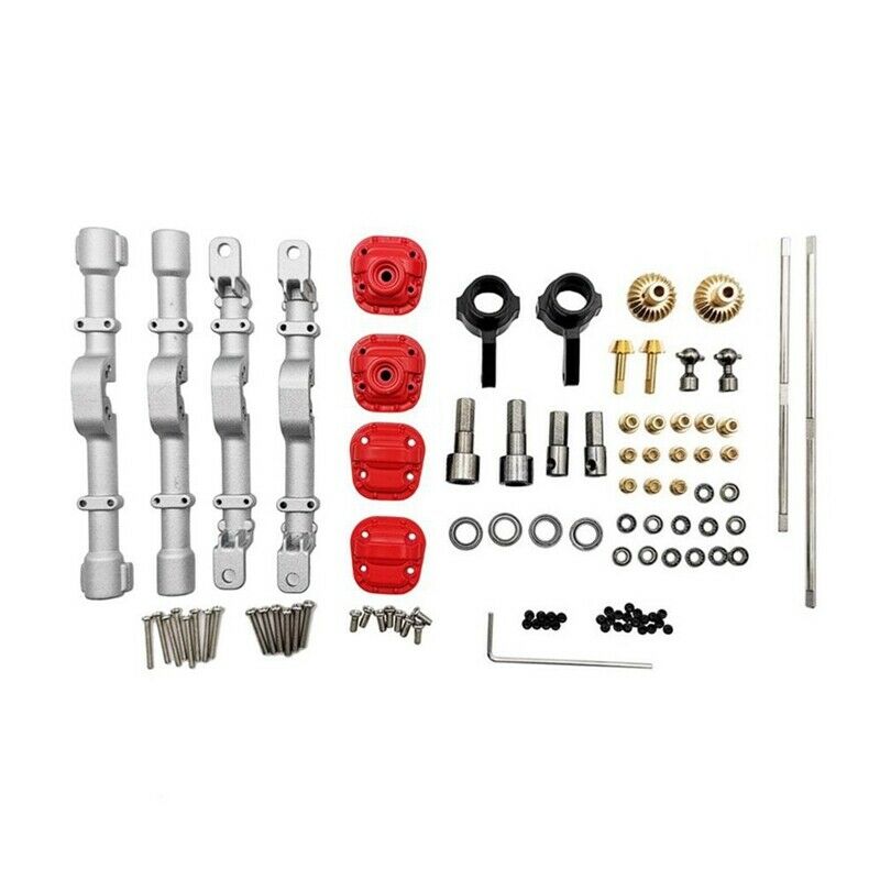Metal Front & Rear Complete Axle with Stee Rod for MN D90 MN-90 MN99S MN99 1C3R5