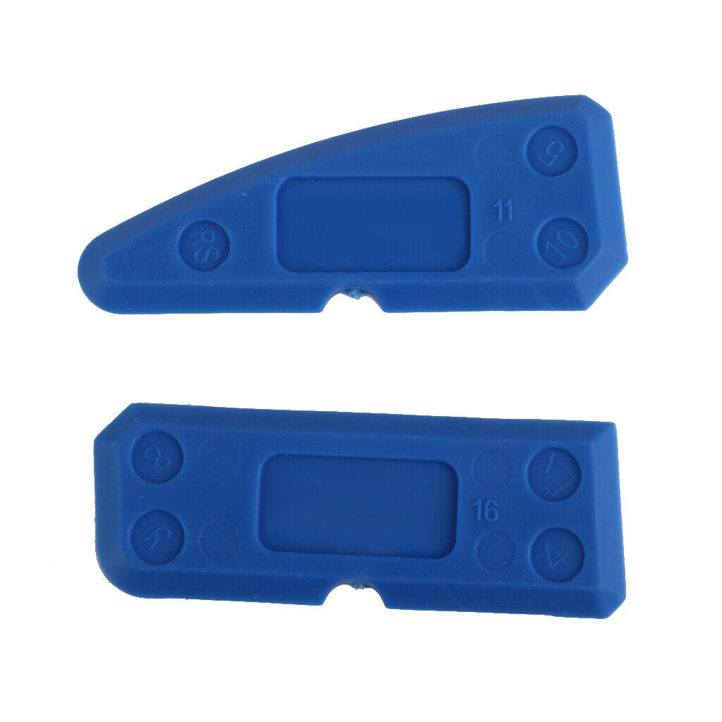 12Pcs Plastic Sealant Tool Kit Caulk Remover Grouting Finishing Smoothing Blue