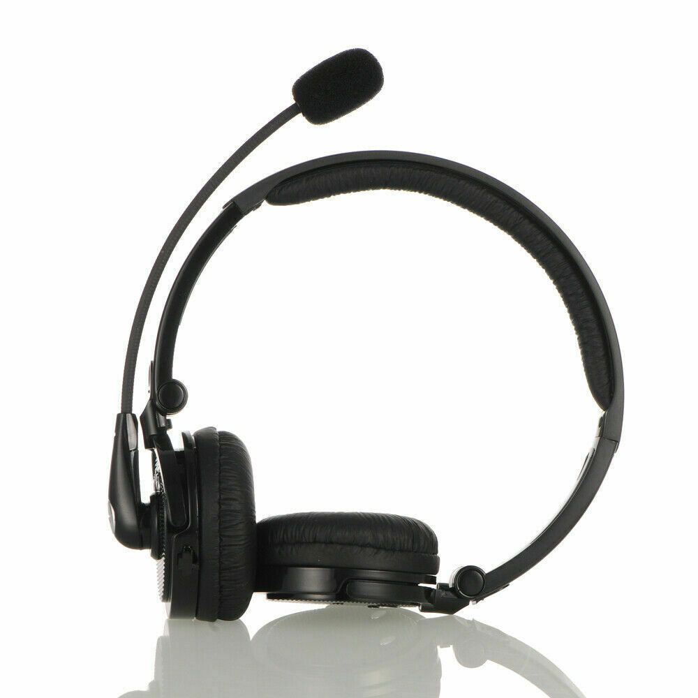 Noise Cancelling Headphone Wireless Bluetooth Headset With Boom Mic for Trucker