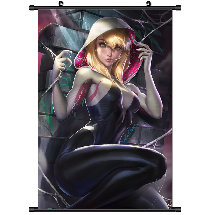 Anime spiderman spider-man Wall Poster Scroll 3112