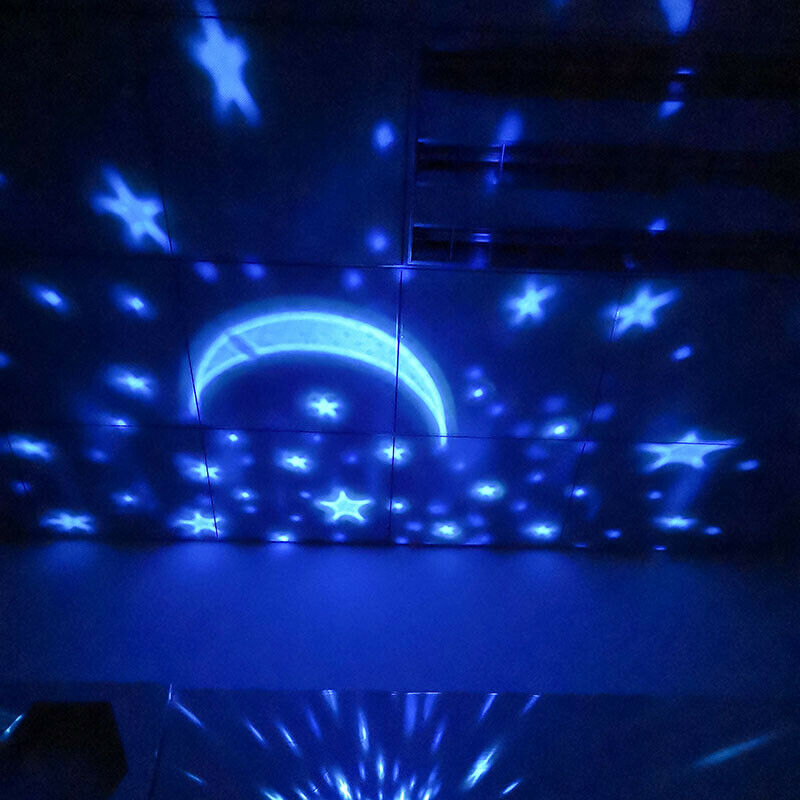 Starry Sky LED Projection Lamp Voice Control Romantic Starry Night Light ChildU4
