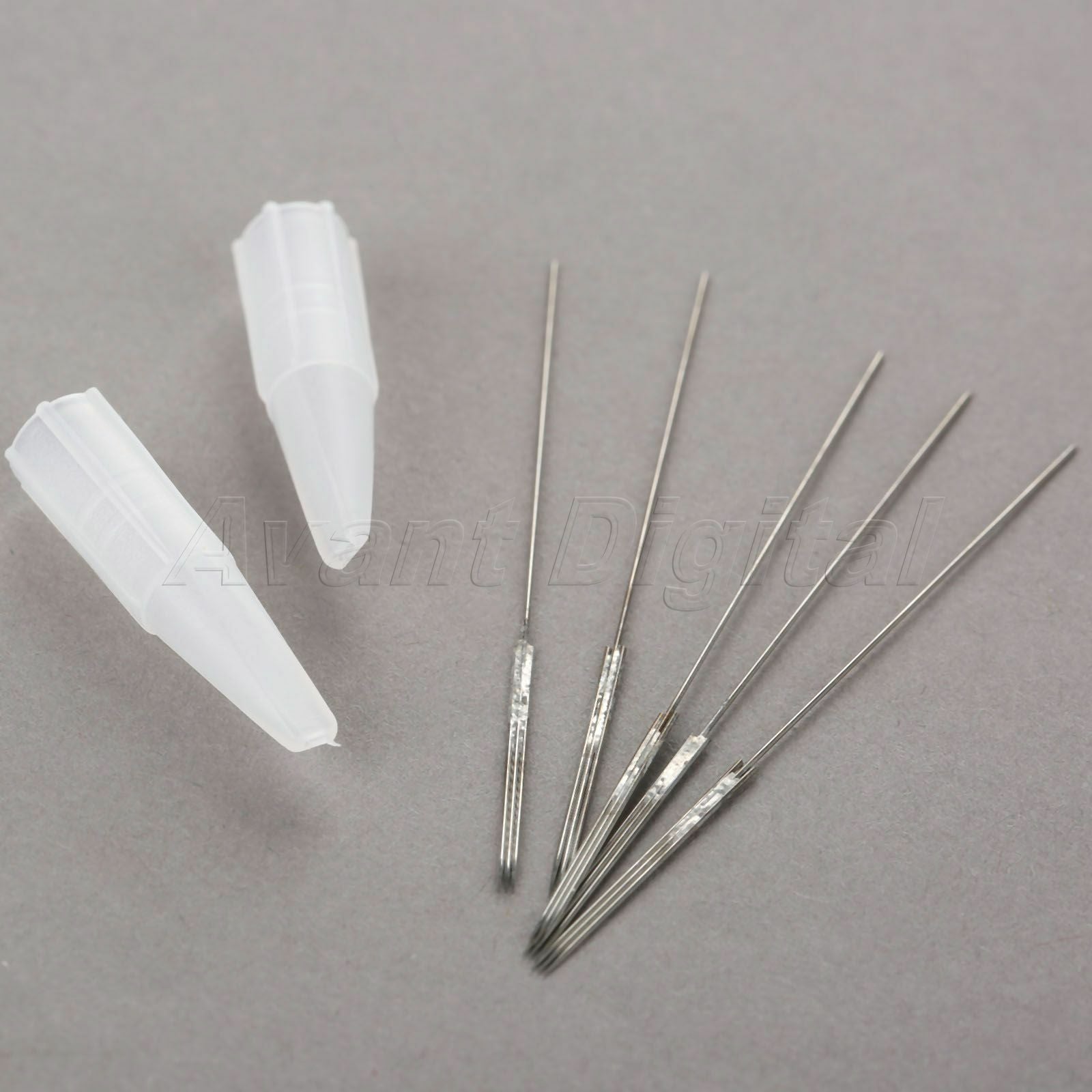 50pcs 3F Eyebrow Tattoo Needles 50x Flat Mouth 3F Needle Tips for Tattoo Machine