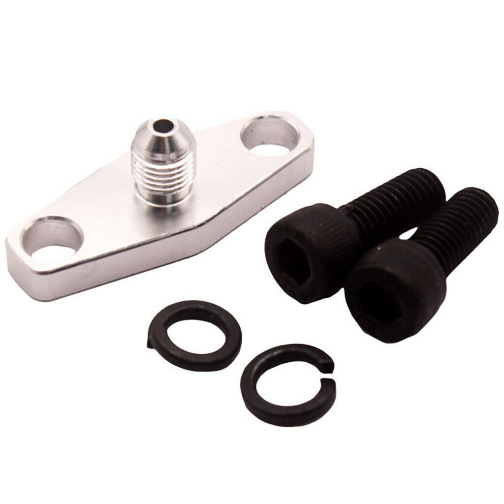 AN3 T3 T4 T04B T04E Turbo Restricted Oil Feed Flange Adaptor Seal Billet