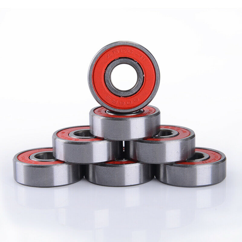 8X Skateboard Bearing Longboard Skate Wheel High-Speed Silent Replace Accessory