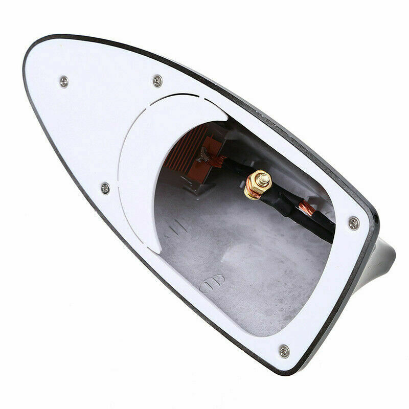 Black Car Top Roof Shark Fin decor Aerial Radio AM/FM Signal Antenna Cover Trim