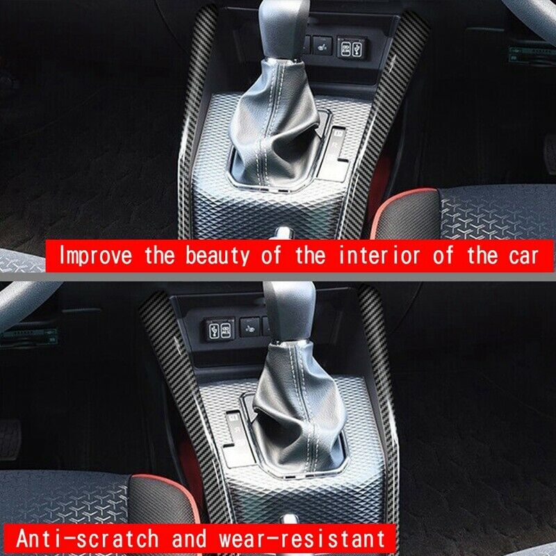 Car Center Control Panel Armrest Decoration Cover Center Console Armrest Trim W4