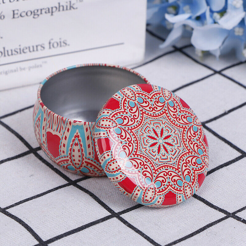 Scented Candle Empty box Natural Tin Can Home Decoration Outdoor Candy Gi.l8