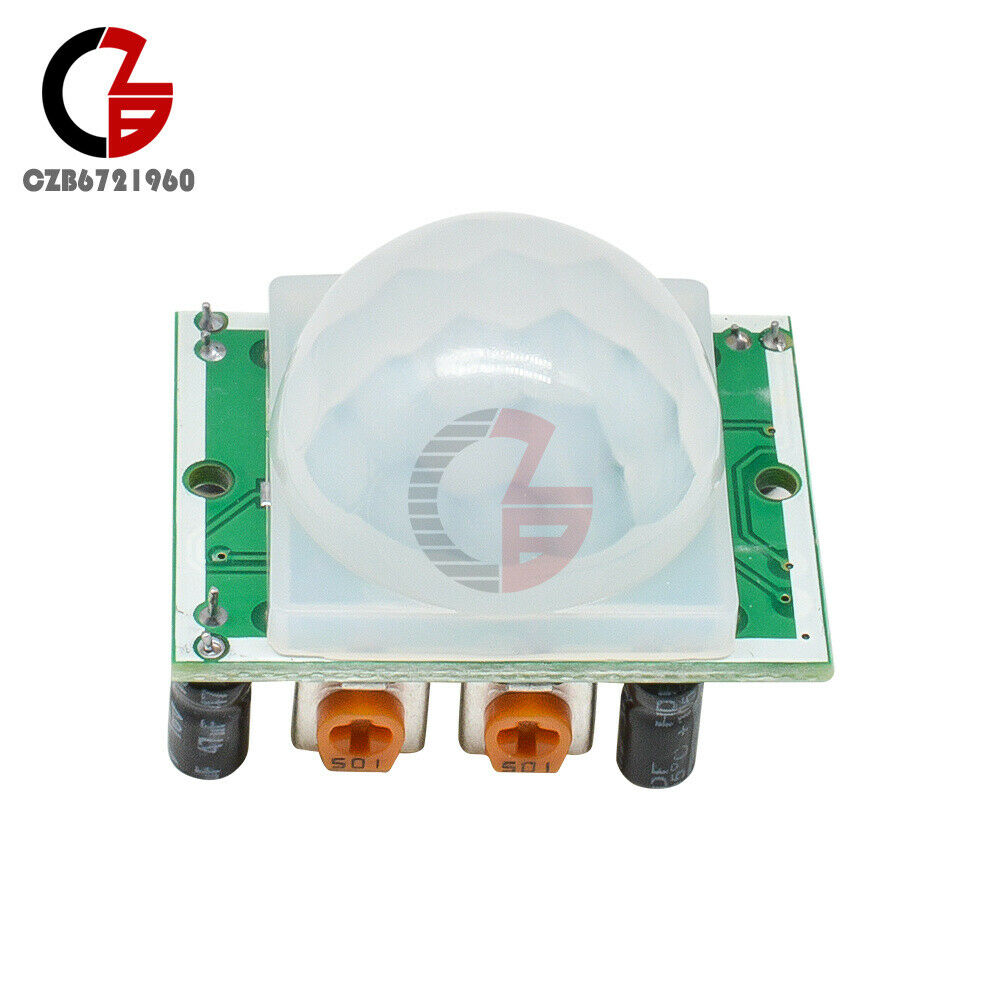 5PCS HC-SR501 Adjust IR Pyroelectric Infrared PIR Motion Sensor Detector Module