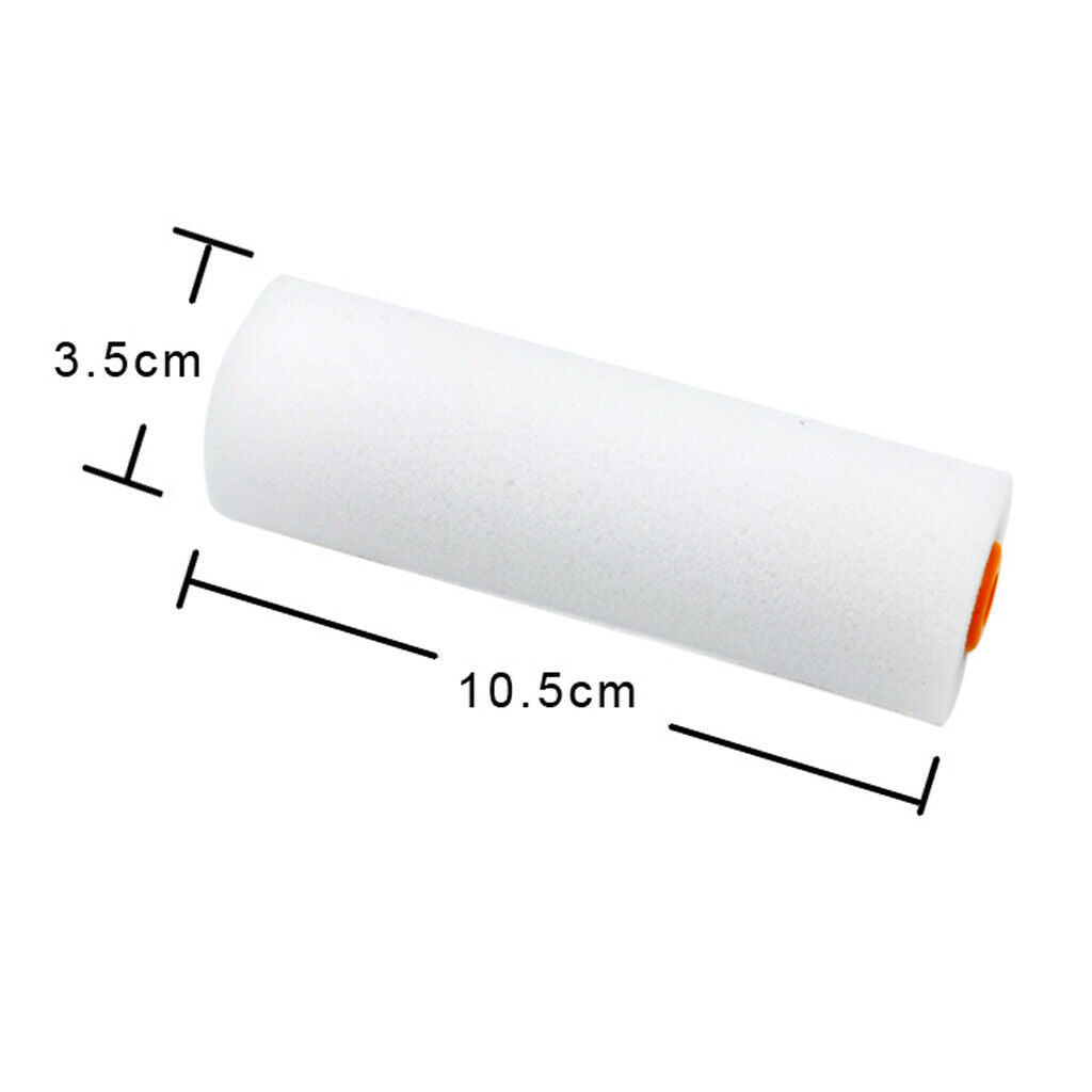 20PCS MINI FOAM PAINT ROLLER SLEEVES PAINTING DECORATING 4" SPONGE ROLLERS