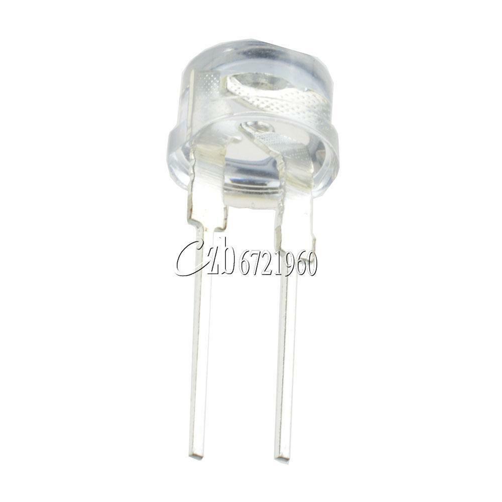 10PCS 8mm 0.5W Straw hat white LED High-Power Emitting Diode Light