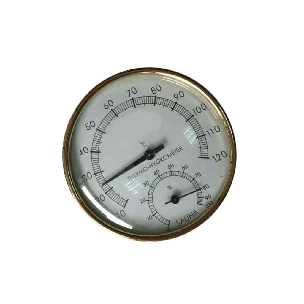 Stainless Steel Sauna Room Indoor Thermometer Hygrometer Temperature Sensor