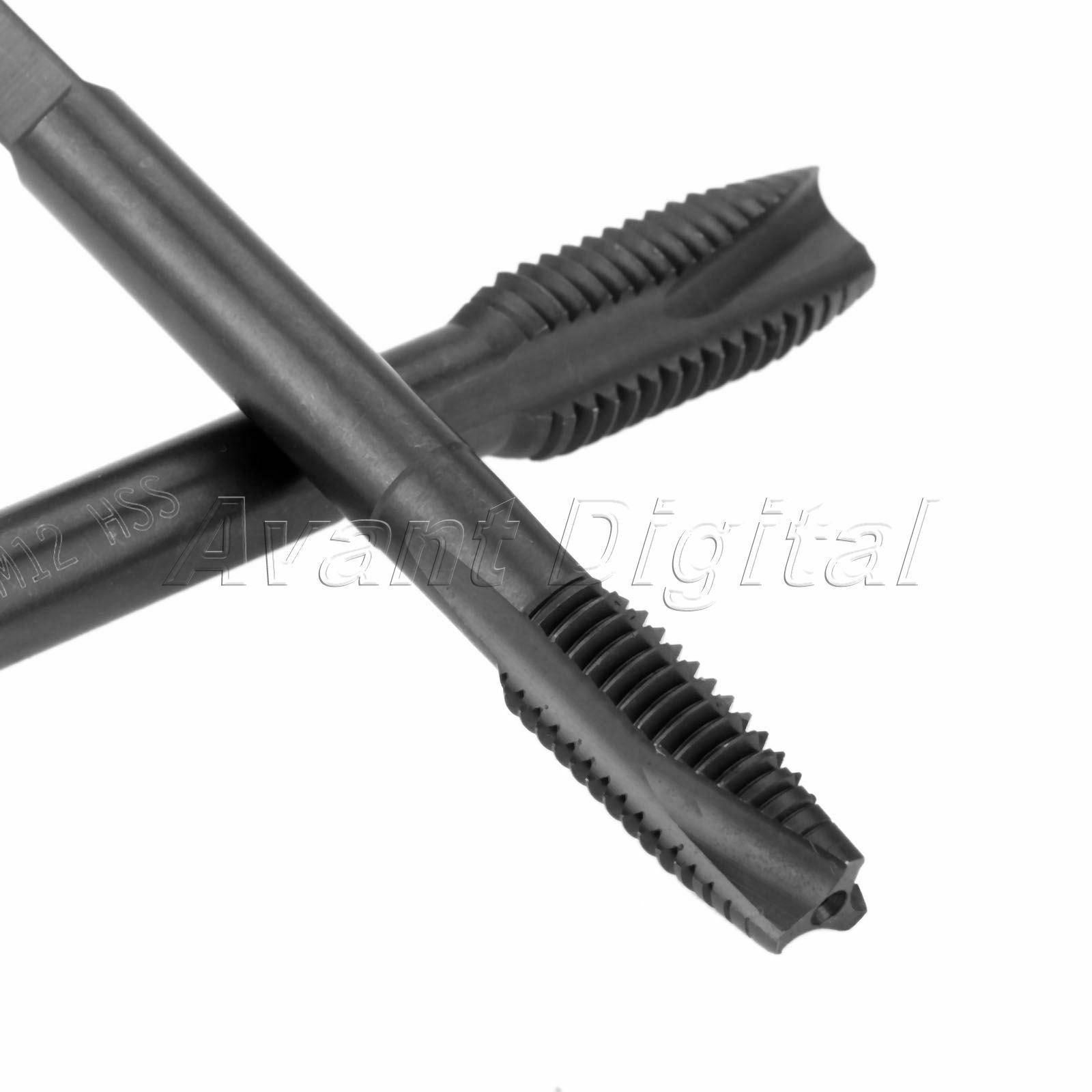 M3/M4/M5/M6/M8/M10/M12 Metric Screw Thread Spiral Pointed Taps Tapping Drill Bit