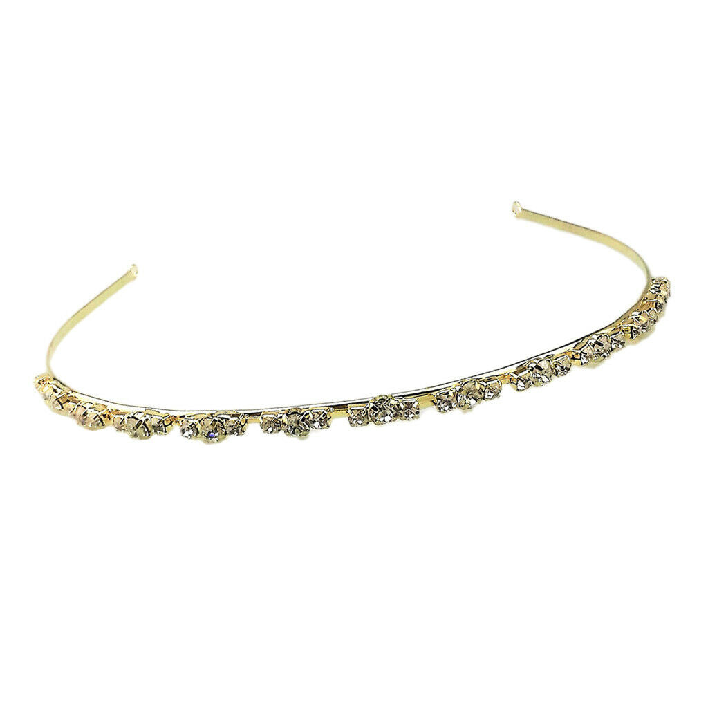 Rhinestone Wedding Tiara Bridal Headband Queen Tiara Crown Hair Accessories