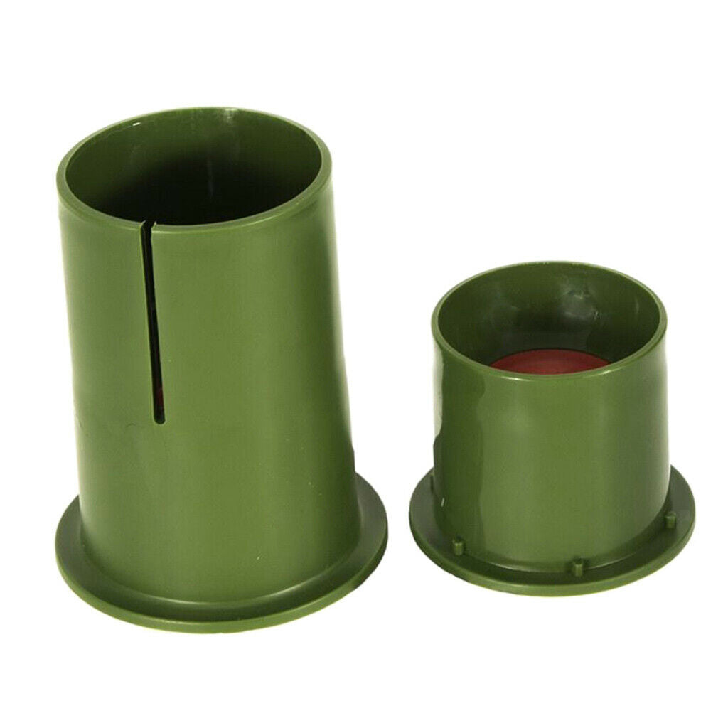 Plastic Fishing Bait Tackle Trap Basket Lure Feeder Thrower Holder Maker