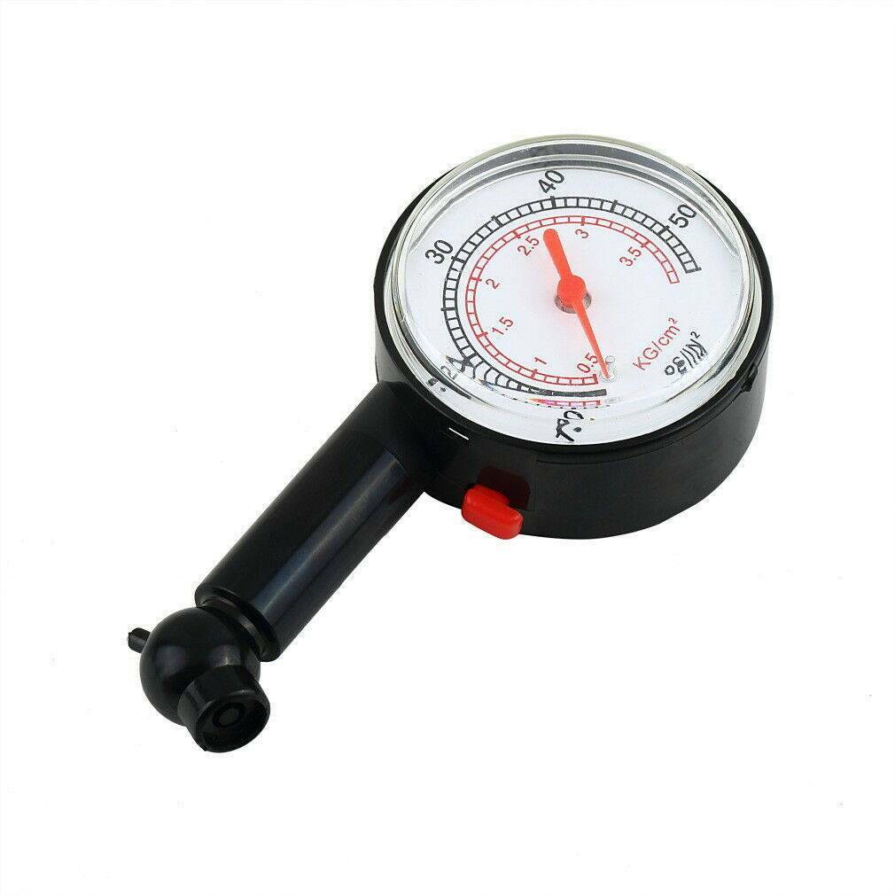 Car Motorcycle Tire Tyre Air Pressure Gauge Dial Meter Vehicle Bike Tester Tools