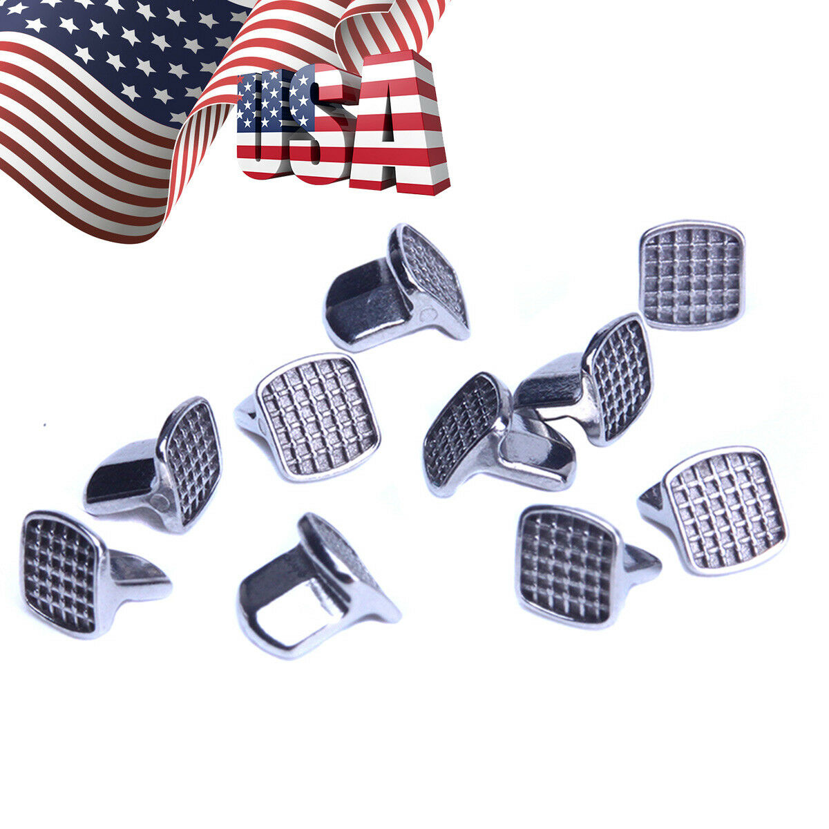 50 Packs Dental Orthodontic Bite Turbos Opener Bite-Builder Wings Tongue Tamers