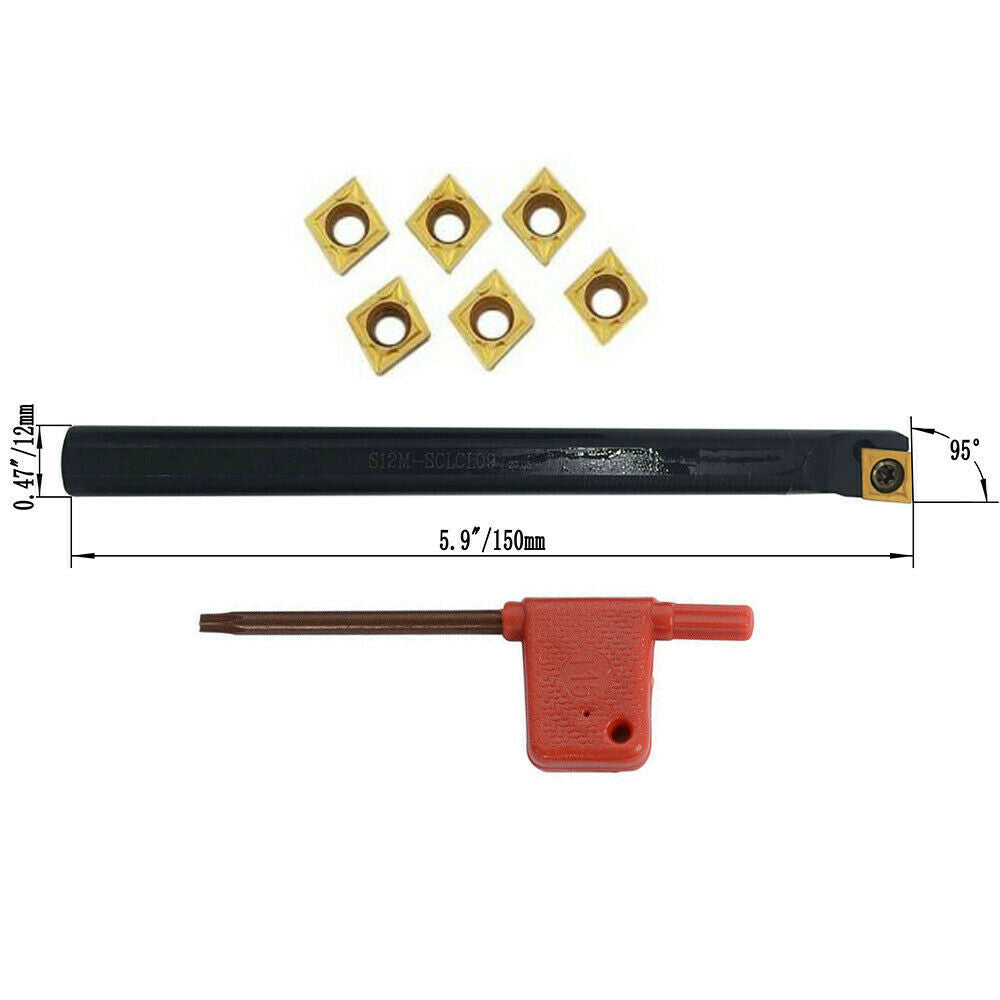 S12M-SCLCL09 Internal Lathe Boring Bar Turning Tool+ CCMT09T308 BP010 CNC insert