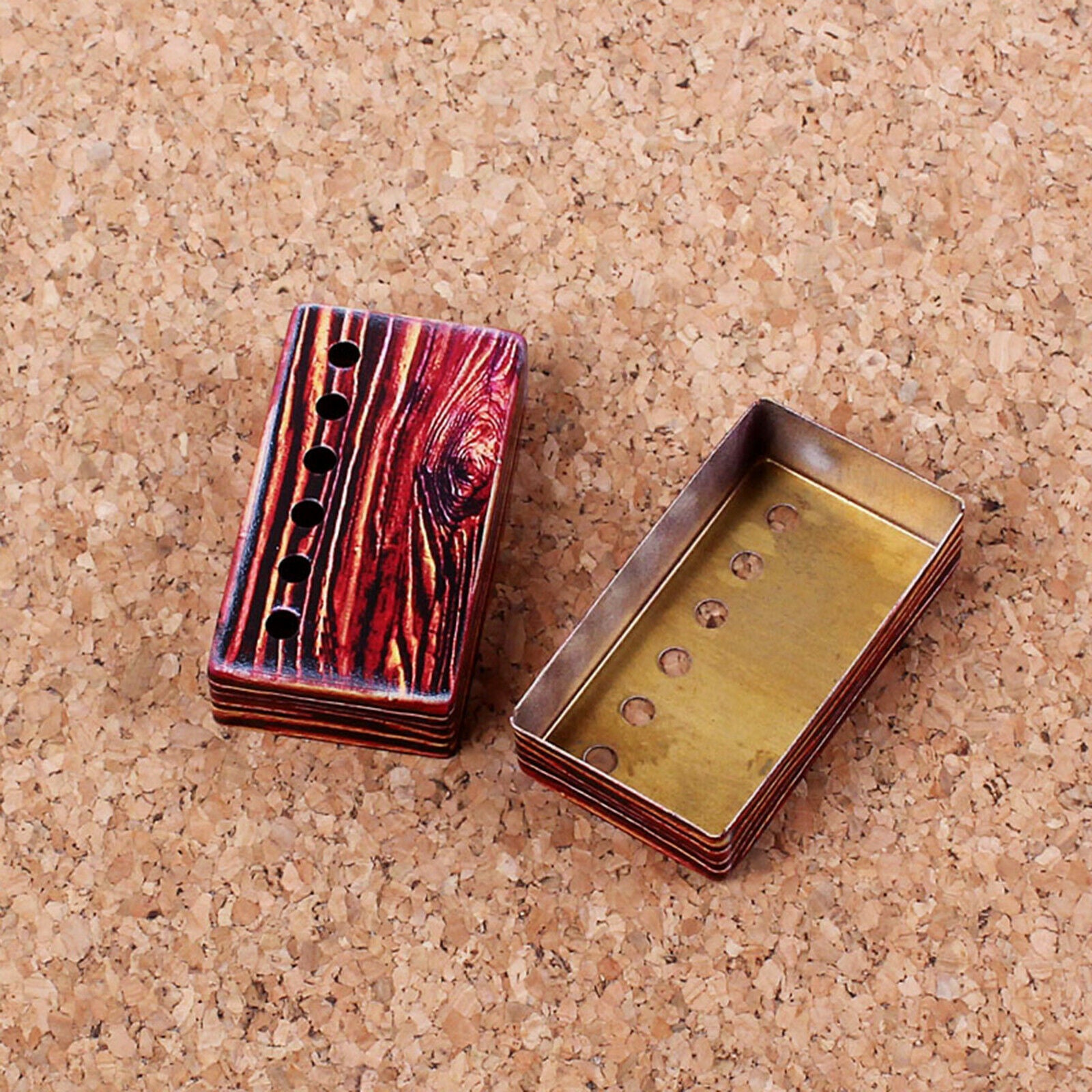 2pcs Copper Guitar Pickup Cover Set Electric Guitar Parts Easy to Install