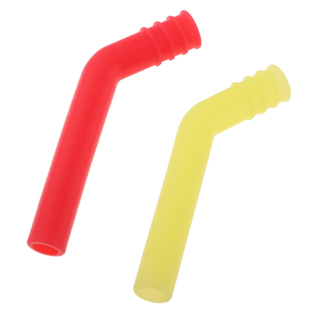2 Pieces RC Exhaust Tube Extension Muffler for 1:8 1:10 Nitro Power