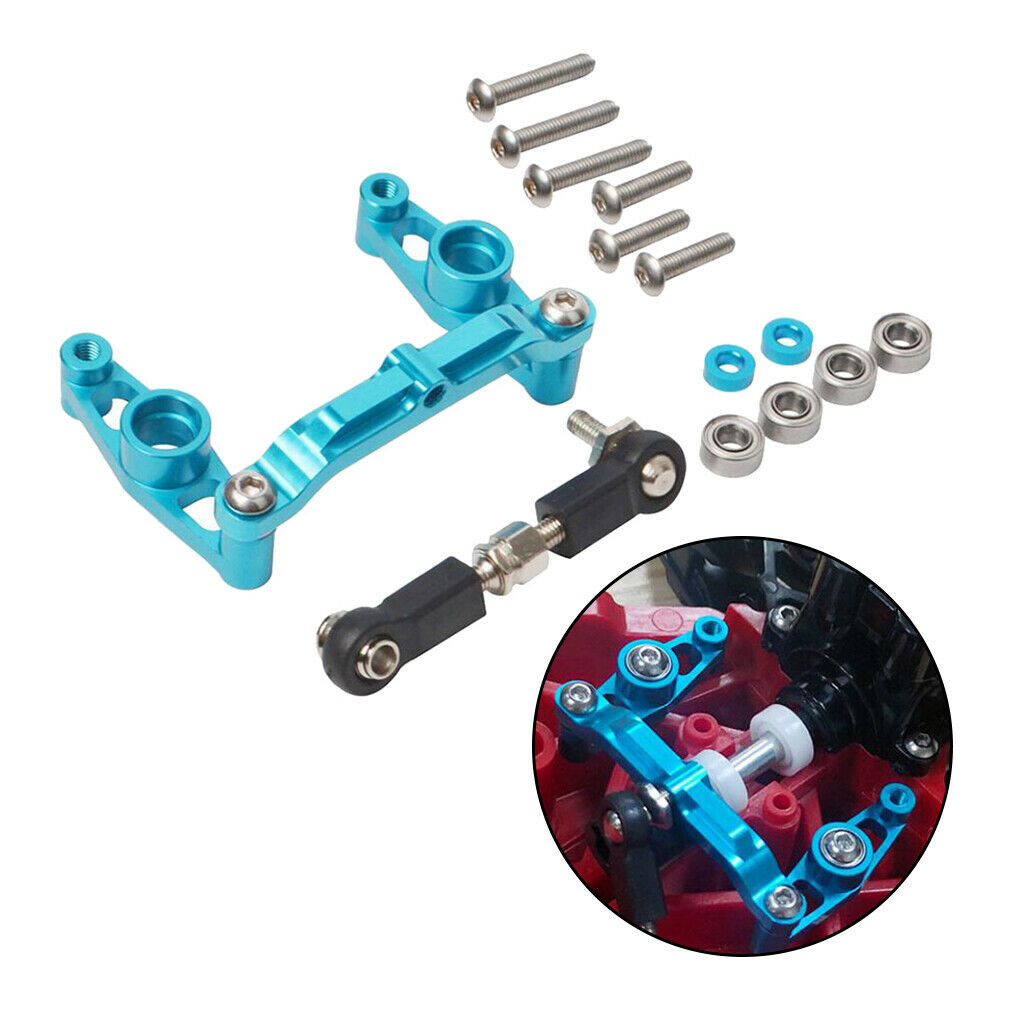 Metal RC Bearing Crank Steering Set for TT-02 1:10 RC Car Spare Accessories