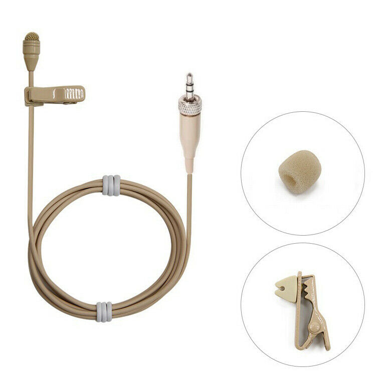 Mini Skin Color Lavalier Mic Lapel Microphone 3.5mm, For Sennheiser G3 Bodypack
