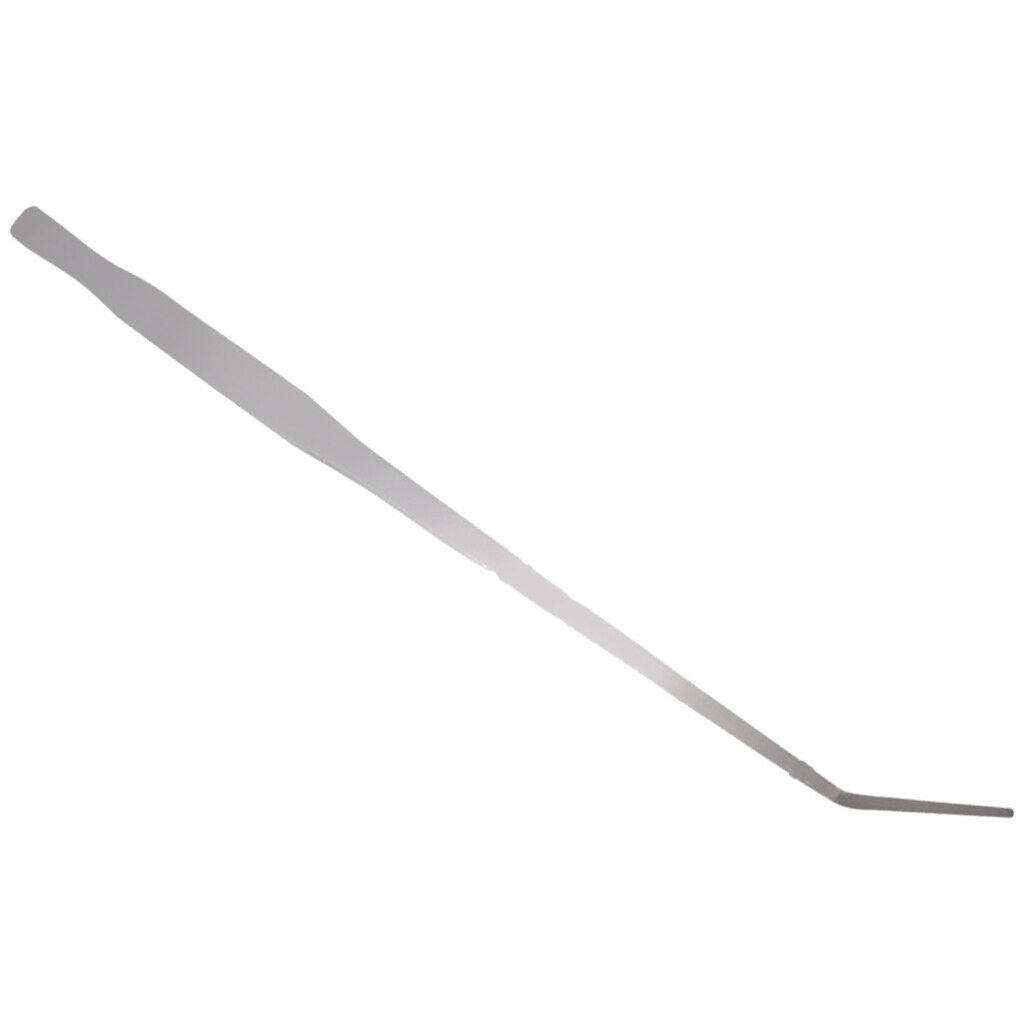 2-piece Stainless Steel Aquarium Live Tank Plant Elbow Straight Tweezer 48cm