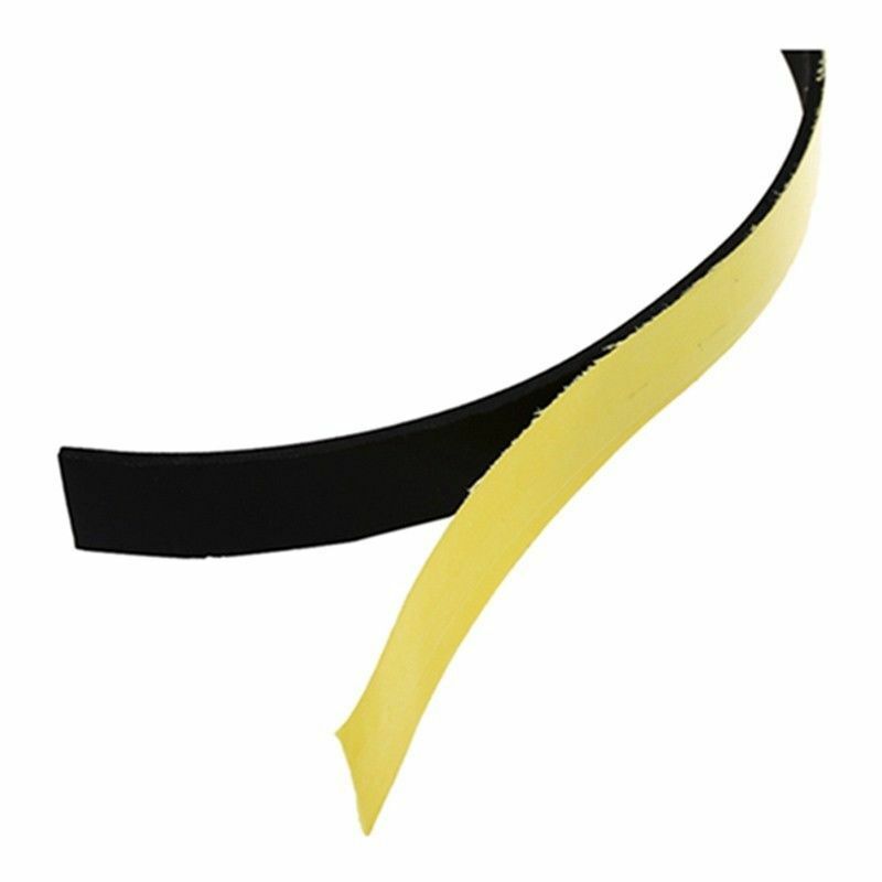 Black Single Sided Self Adhesive Foam Tape Sponge Rubber Strip Door Seal Window