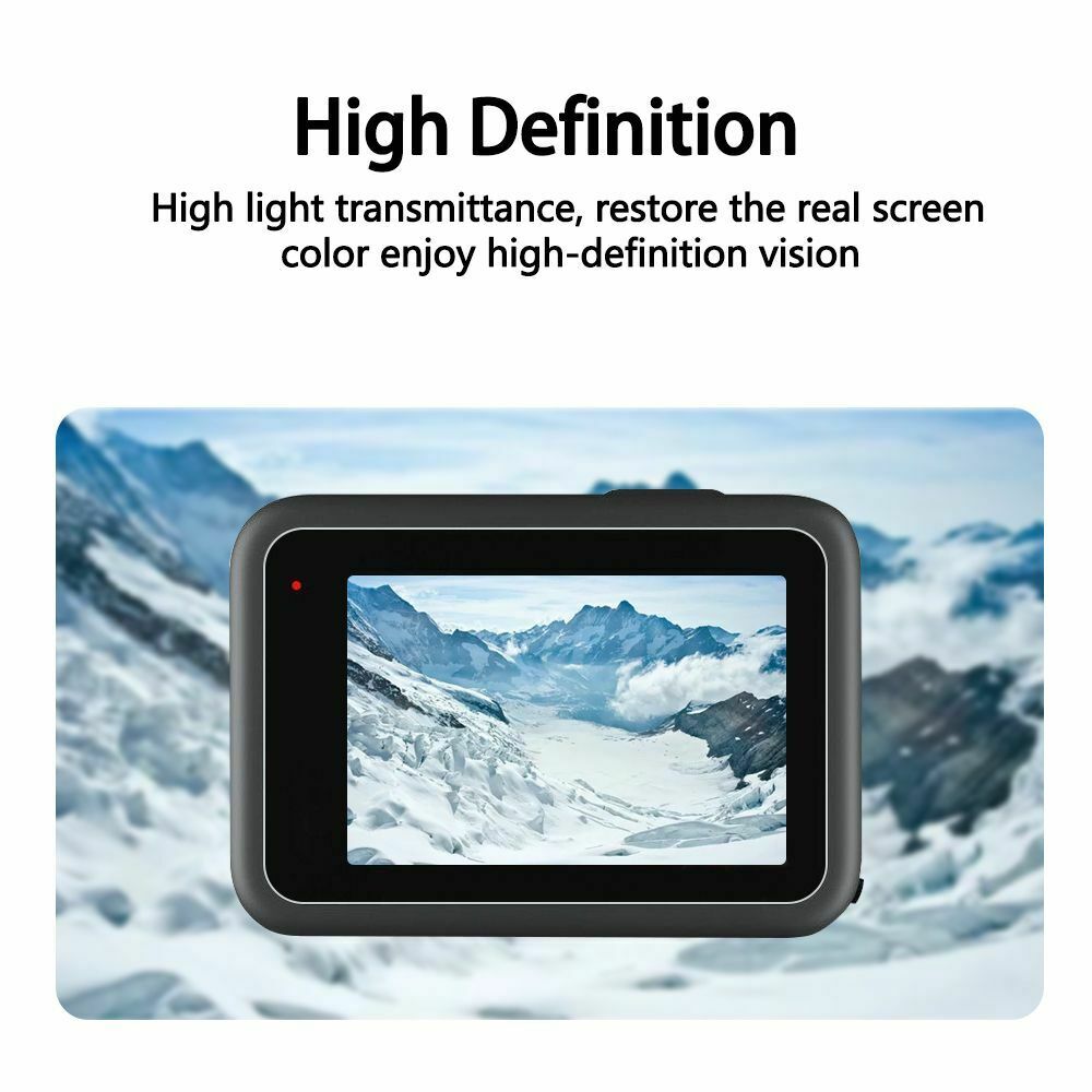 Tempered Glass Screen Protector Protective Film For GoPro Hero 10 Black