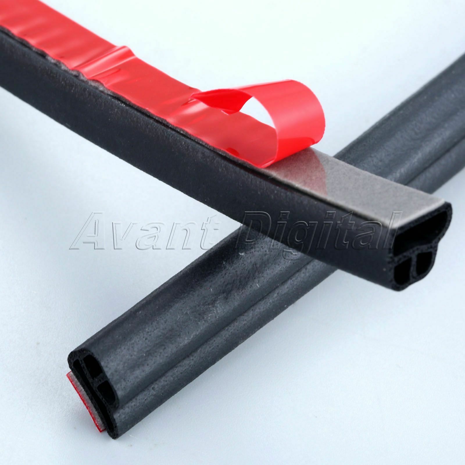 Universal Rubber Car Door Hood Trunk Trim Edge Moulding L Shape Seal Strip 1Roll
