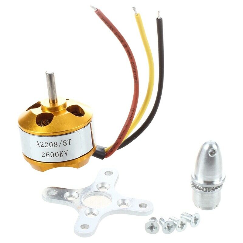 2600KV Rotating Speed Brushless Outrunner Motor for RC Aircraft W7Q9Q9