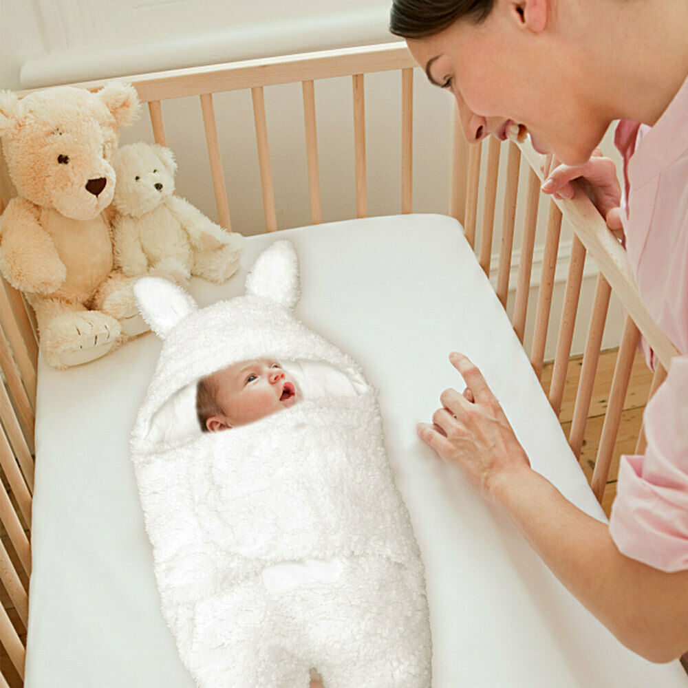 Baby Swaddle Blanket Velveteen Swaddle Wrap Blanket Quilt for Newborn Babies