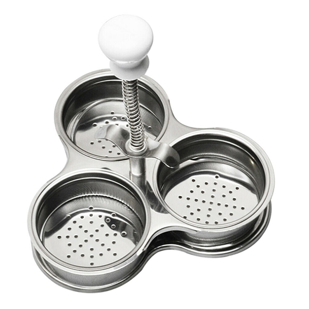 Egg Poacher Poached Non Stick Cooking Stainless Steel Egg Poaching Rack
