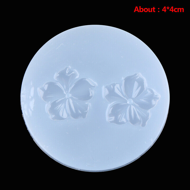 1Pc Mirror DIY Crystal Epoxy Mold UV Flower Handmade Pendant Hairpin Deco.l8