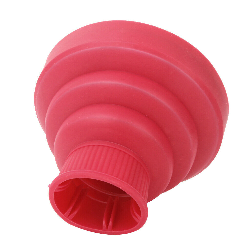 Salon Hair Dryer Blow Dryer Diffuser Attachment for Natural Wavy Hair Red