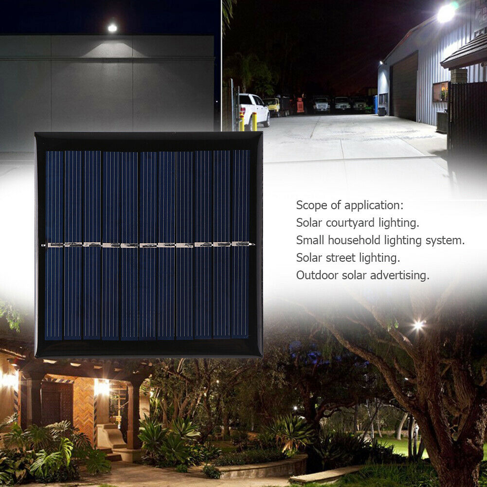 1W 5.5V USB Mini Solar Panel for DIY Phone Power Bank Fan Cell Chargers 95X95mm