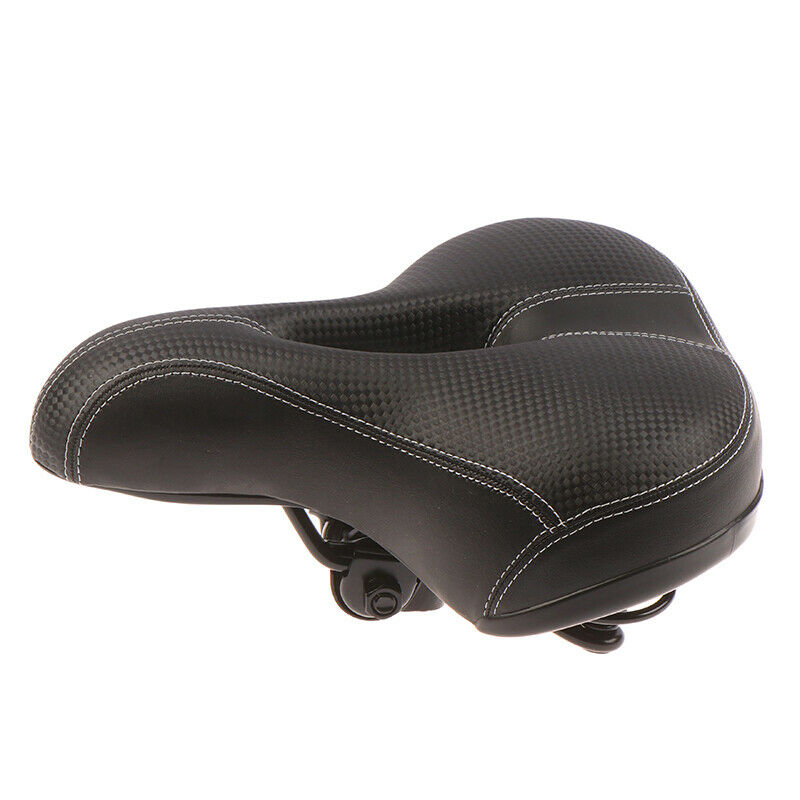 Wide Big Bicycle Saddle Seat Big Bum Soft Extra Comfort Cushion Pad Sprung GJDD