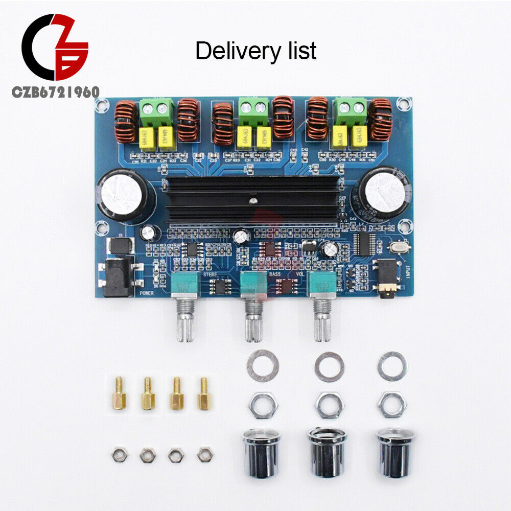 TPA3116D2 Bluetooth 5.0 Digital Power Amplifier Board 2.1 Channel 2*50W+100W New
