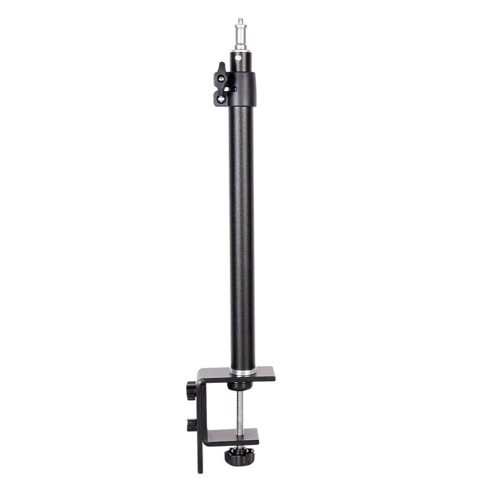 46-74cm Adjustable Tabletop Camera Stand C Clamp w/1/4 Screw for Ring Light