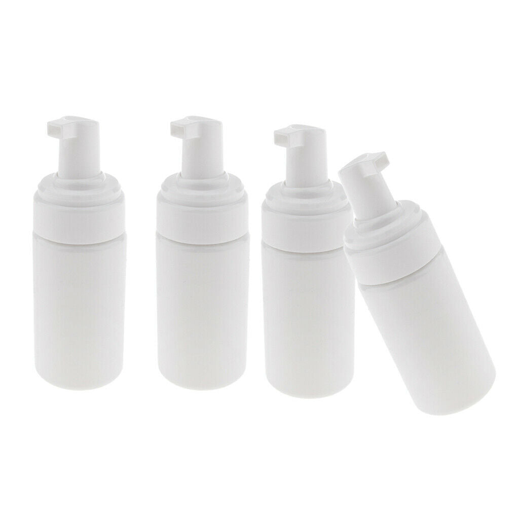 4 Pieces Foam Bottle Dispenser Soap Liquid Containers Shampoo Case 100ml