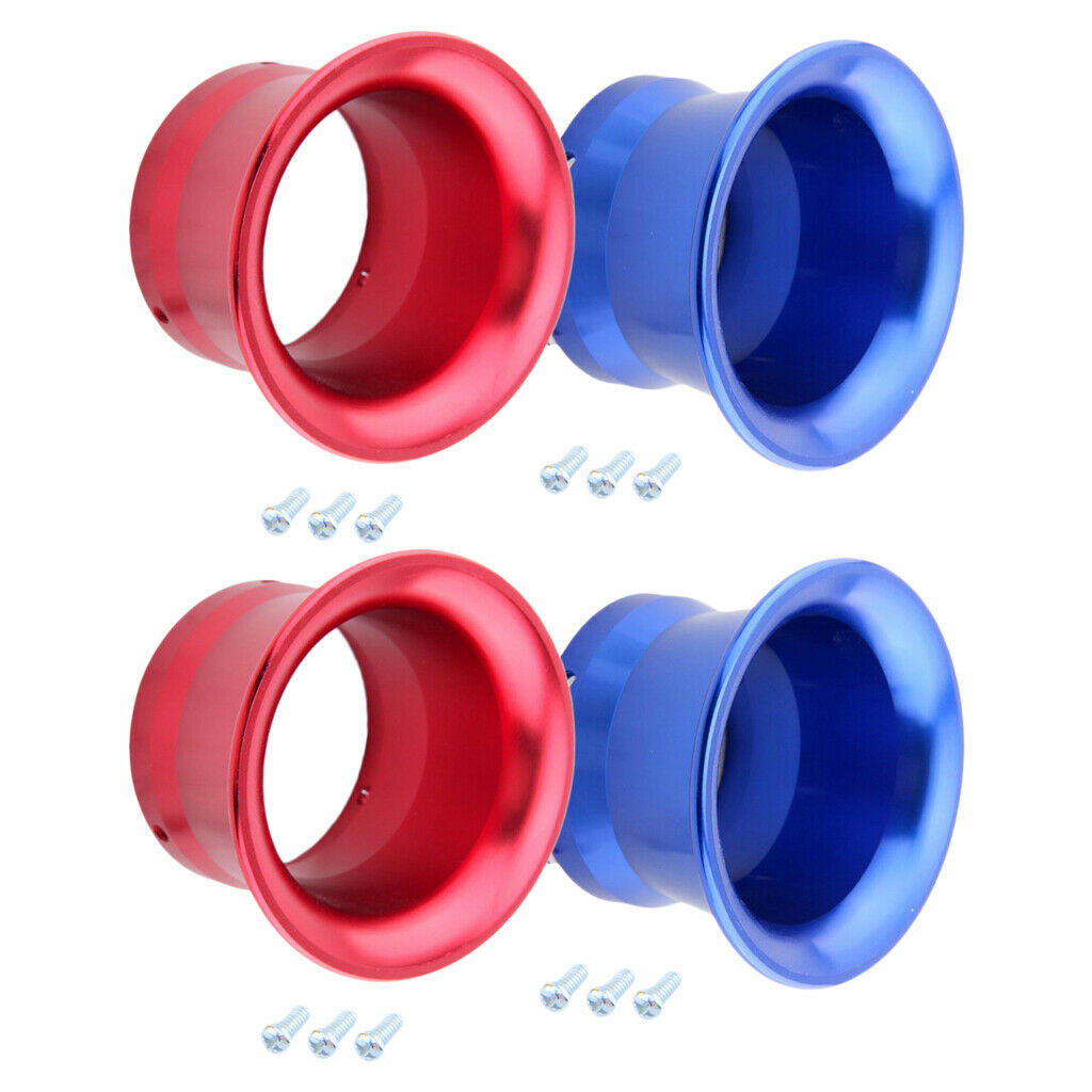 4x 50mm Air Filter Velocity Stack Funnel for PWK24 PWK26 PWK28 Carburetor 2"