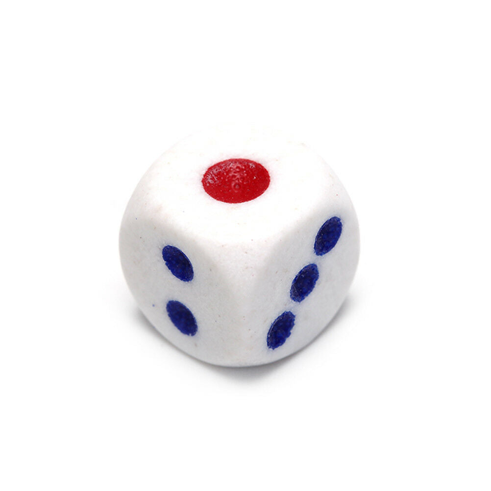 10Pcs Six Sided Square Opaque 10mm D6 Dice Portable Table GameLD_DD