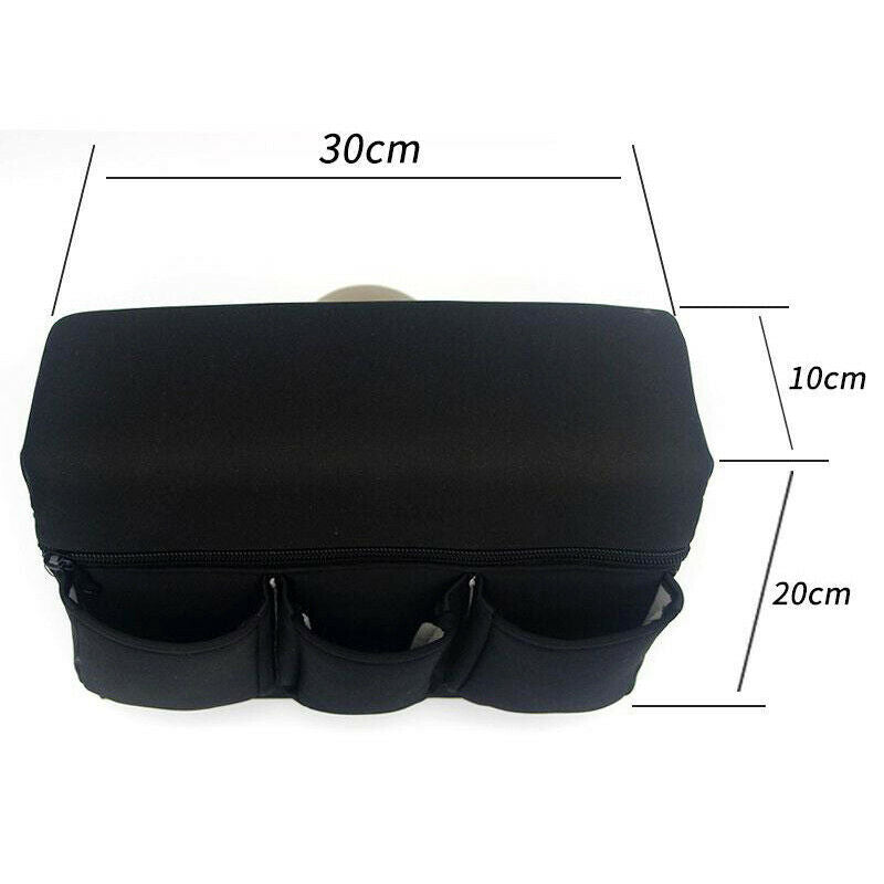 Car SUV Window Armrest Hanging Bag Leather Storage Pocket Organizer Phone Holder