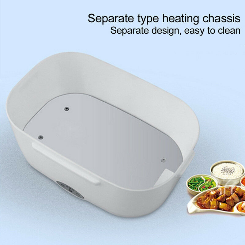 12V Portable Electric Heating Lunch Box Meal Heater Rice Dinner Food Container