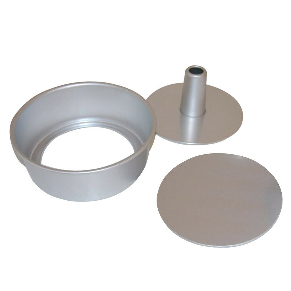 6 &8 Inch Aluminum Round Chiffon Cake Mold Nonstick Angel Food Cake Pan